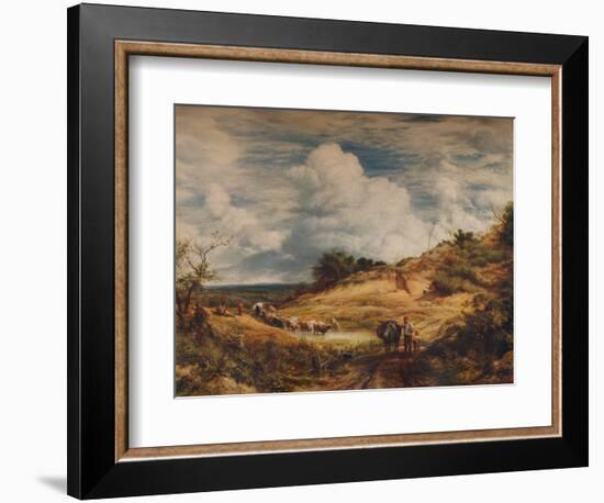 The Sandpits, 1856-John Linnell-Framed Giclee Print