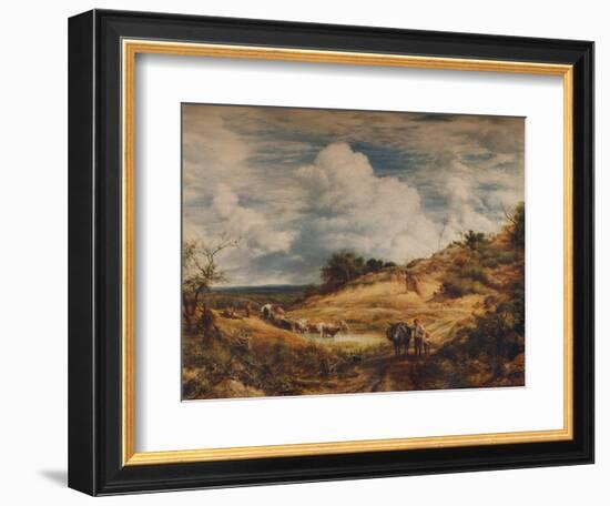 The Sandpits, 1856-John Linnell-Framed Giclee Print