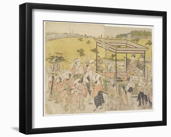 The Sanno Festival Procession, 1788-Torii Kiyonaga-Framed Giclee Print