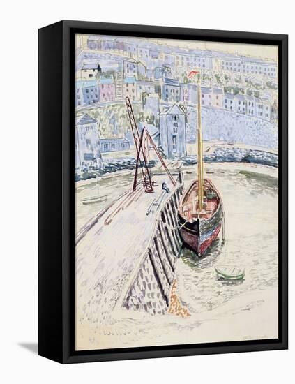 The 'Sans Pareil' in Brixham Harbour, c.1931-Dora Carrington-Framed Premier Image Canvas