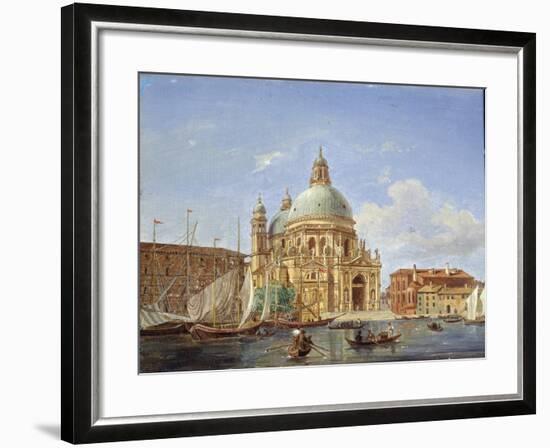 The Santa Maria Della Salute Church, 19th Century-Victor Adam-Framed Giclee Print