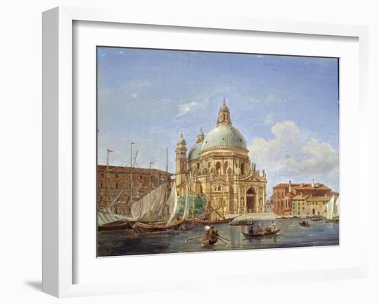 The Santa Maria Della Salute Church, 19th Century-Victor Adam-Framed Giclee Print