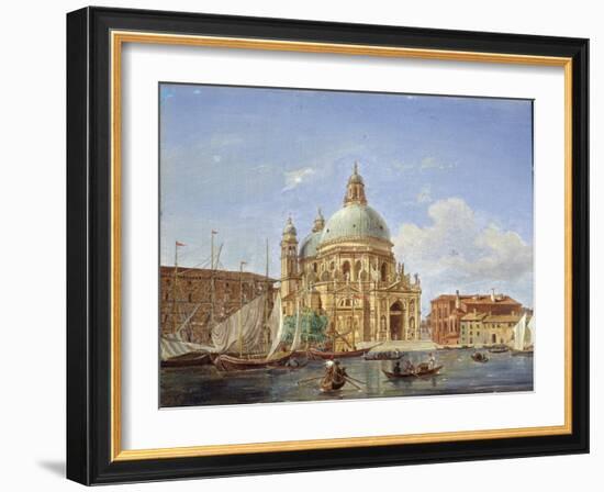 The Santa Maria Della Salute Church, 19th Century-Victor Adam-Framed Giclee Print