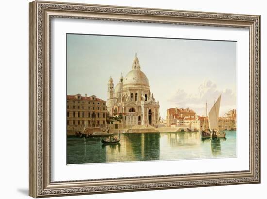 The Santa Maria Della Salute, Venice-William Hickling Burnett-Framed Giclee Print