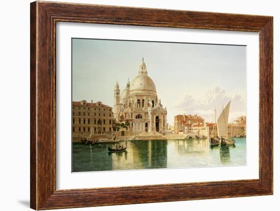 The Santa Maria Della Salute, Venice-William Hickling Burnett-Framed Giclee Print