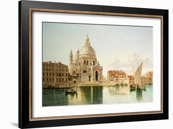 The Santa Maria Della Salute, Venice-William Hickling Burnett-Framed Giclee Print