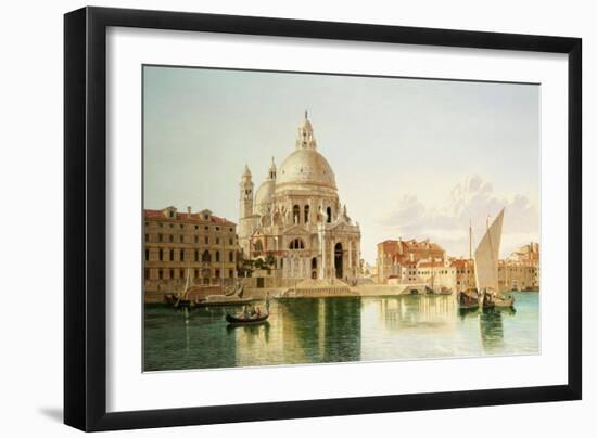 The Santa Maria Della Salute, Venice-William Hickling Burnett-Framed Giclee Print