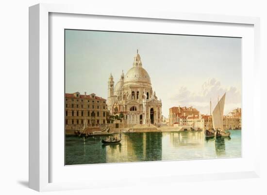 The Santa Maria Della Salute, Venice-William Hickling Burnett-Framed Giclee Print