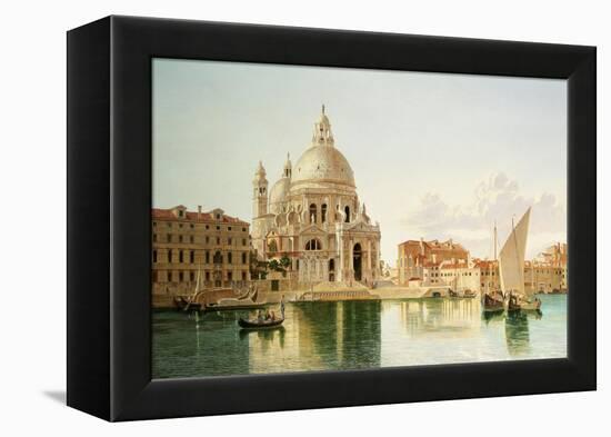 The Santa Maria Della Salute, Venice-William Hickling Burnett-Framed Premier Image Canvas