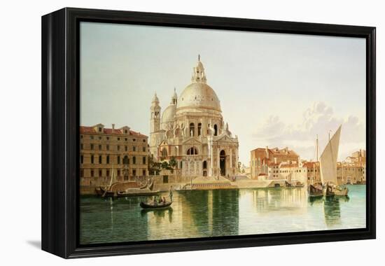 The Santa Maria Della Salute, Venice-William Hickling Burnett-Framed Premier Image Canvas