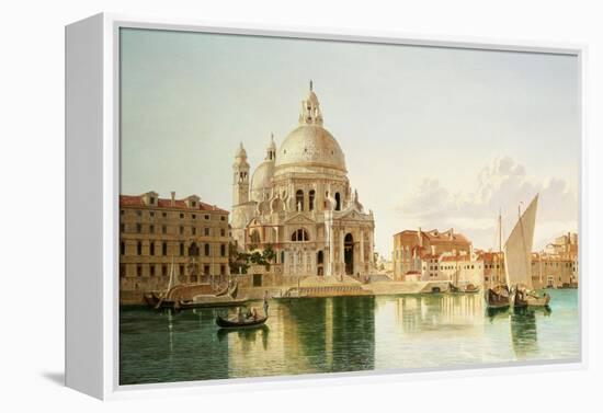 The Santa Maria Della Salute, Venice-William Hickling Burnett-Framed Premier Image Canvas