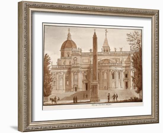 The Santa Maria Maggiore Obelisk, 1833-Agostino Tofanelli-Framed Giclee Print