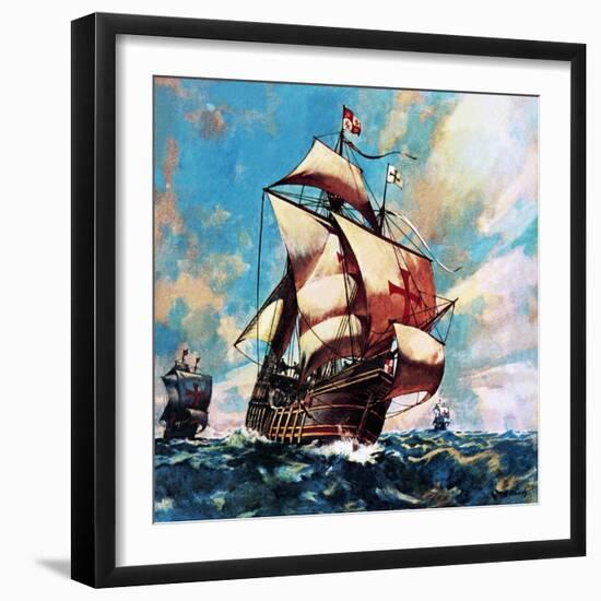 The Santa Maria-McConnell-Framed Giclee Print