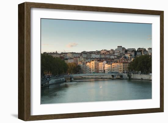 The Saone in Lyon I-Erin Berzel-Framed Photographic Print