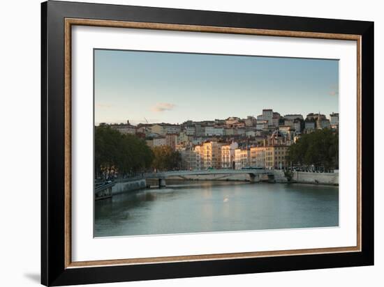 The Saone in Lyon I-Erin Berzel-Framed Photographic Print