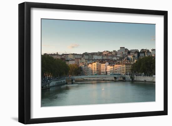 The Saone in Lyon I-Erin Berzel-Framed Photographic Print