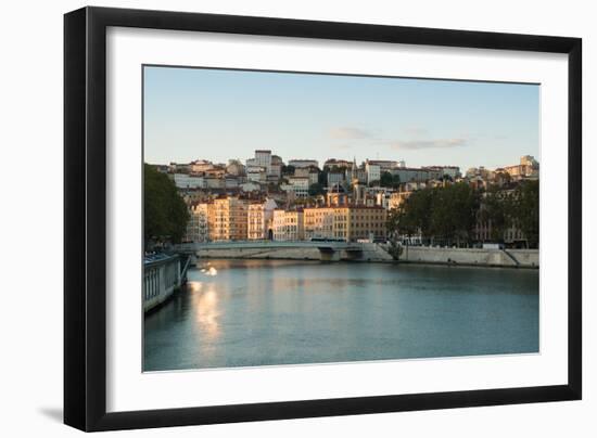 The Saone in Lyon II-Erin Berzel-Framed Photographic Print