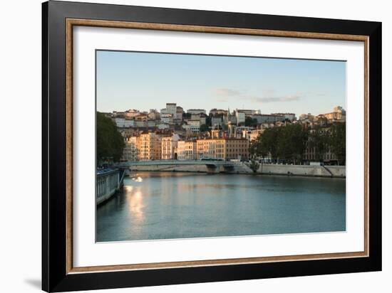 The Saone in Lyon II-Erin Berzel-Framed Photographic Print