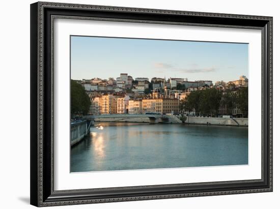 The Saone in Lyon II-Erin Berzel-Framed Photographic Print