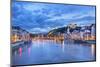 The Saone River in Lyon City-prochasson-Mounted Photographic Print