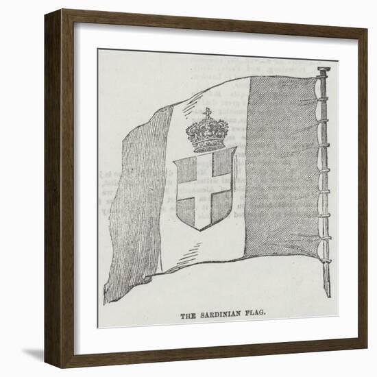 The Sardinian Flag-null-Framed Giclee Print