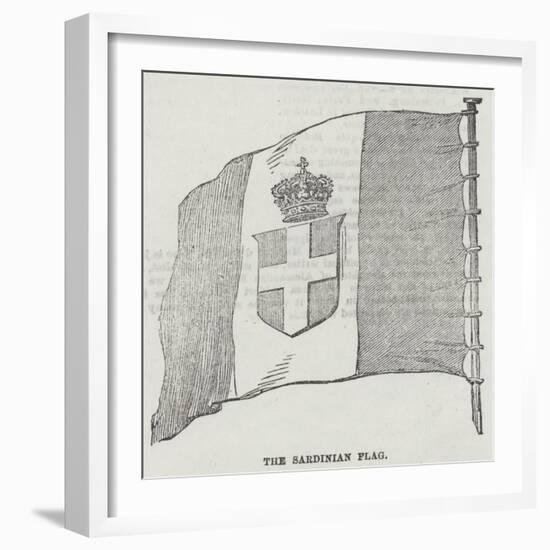 The Sardinian Flag-null-Framed Giclee Print