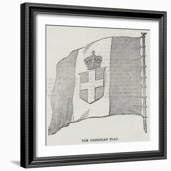 The Sardinian Flag-null-Framed Giclee Print