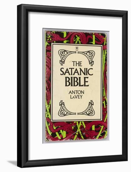 The Satanic Bible-null-Framed Art Print