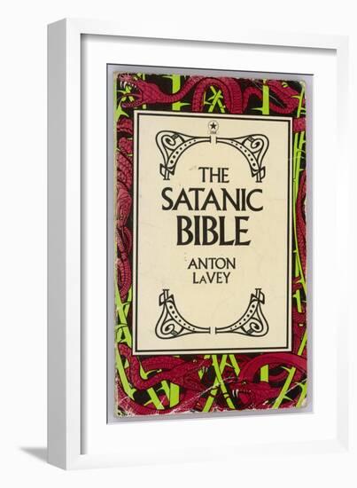 The Satanic Bible-null-Framed Art Print