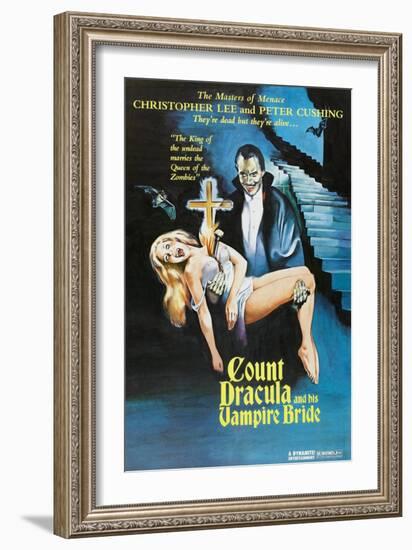 The Satanic Rites of Dracula, (aka Count Dracula And His Vampire Bride), 1973-null-Framed Art Print