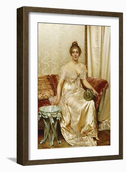 The Satin Rose-Joseph Frederic Soulacroix-Framed Giclee Print