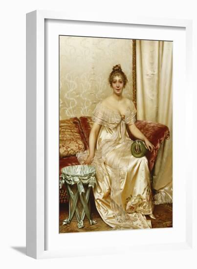 The Satin Rose-Joseph Frederic Soulacroix-Framed Giclee Print