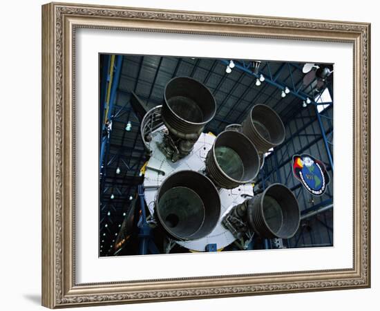 The Saturn V Rockets at the Apollo, John F. Kennedy Space Center, Cape Canaveral, Florida, USA-Charles Sleicher-Framed Photographic Print