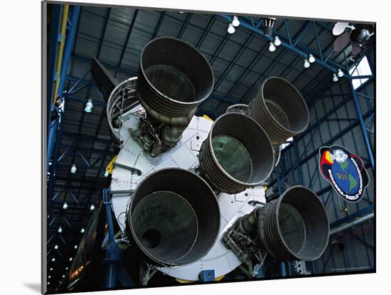 The Saturn V Rockets at the Apollo, John F. Kennedy Space Center, Cape Canaveral, Florida, USA-Charles Sleicher-Mounted Photographic Print