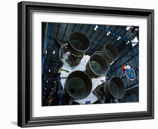The Saturn V Rockets at the Apollo, John F. Kennedy Space Center, Cape Canaveral, Florida, USA-Charles Sleicher-Framed Photographic Print