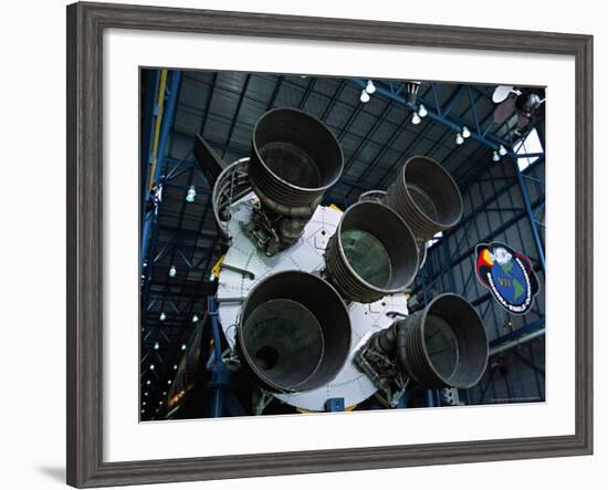 The Saturn V Rockets at the Apollo, John F. Kennedy Space Center, Cape Canaveral, Florida, USA-Charles Sleicher-Framed Photographic Print