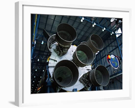 The Saturn V Rockets at the Apollo, John F. Kennedy Space Center, Cape Canaveral, Florida, USA-Charles Sleicher-Framed Photographic Print