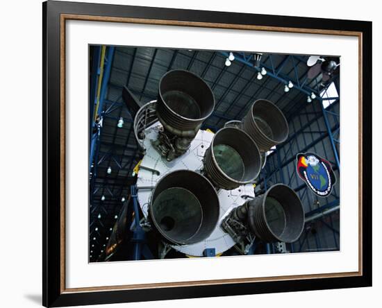 The Saturn V Rockets at the Apollo, John F. Kennedy Space Center, Cape Canaveral, Florida, USA-Charles Sleicher-Framed Photographic Print