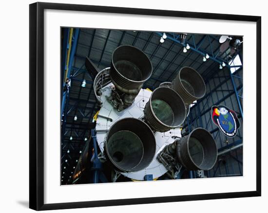 The Saturn V Rockets at the Apollo, John F. Kennedy Space Center, Cape Canaveral, Florida, USA-Charles Sleicher-Framed Photographic Print