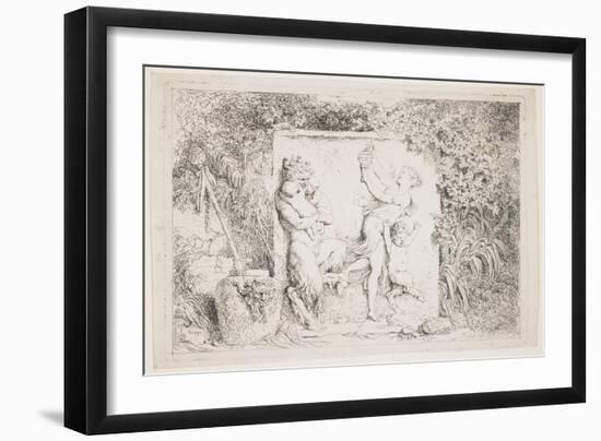 The Satyrs Dance, 1763-Jean-Honore Fragonard-Framed Giclee Print