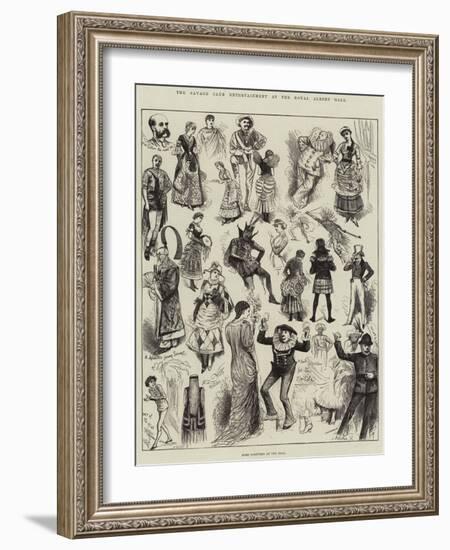 The Savage Club Entertainment at the Royal Albert Hall, Some Costumes at the Ball-null-Framed Giclee Print