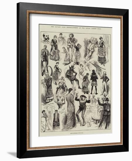 The Savage Club Entertainment at the Royal Albert Hall, Some Costumes at the Ball-null-Framed Giclee Print