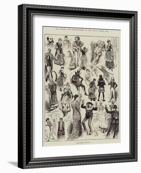 The Savage Club Entertainment at the Royal Albert Hall, Some Costumes at the Ball-null-Framed Giclee Print