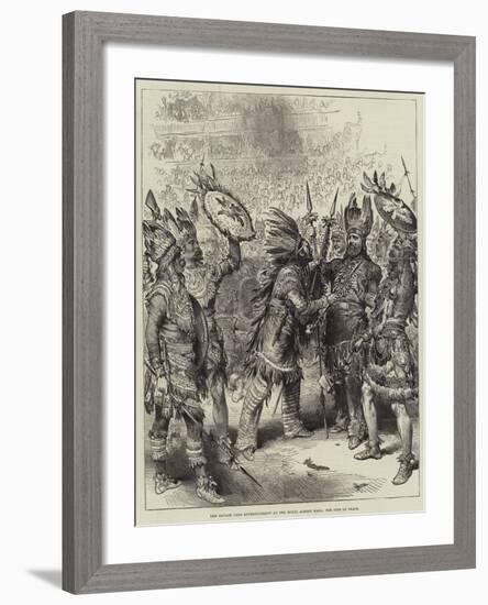 The Savage Club Entertainment at the Royal Albert Hall, the Pipe of Peace-null-Framed Giclee Print