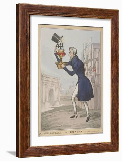 The Saveall, or Economy, 1828-Thomas McLean-Framed Giclee Print
