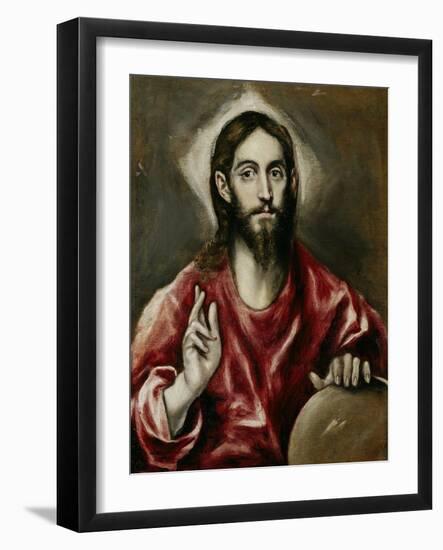 The Savior, 1608-1614-null-Framed Giclee Print