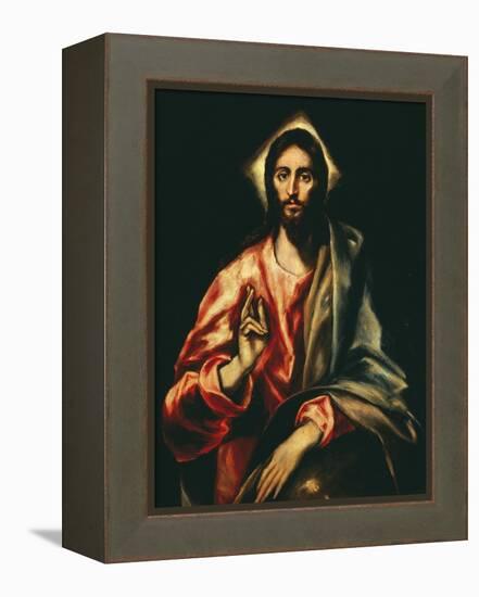 The Savior-El Greco-Framed Premier Image Canvas