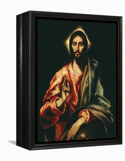 The Savior-El Greco-Framed Premier Image Canvas