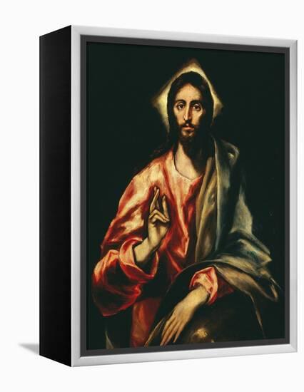 The Savior-El Greco-Framed Premier Image Canvas