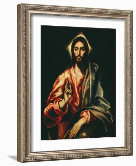 The Savior-El Greco-Framed Giclee Print